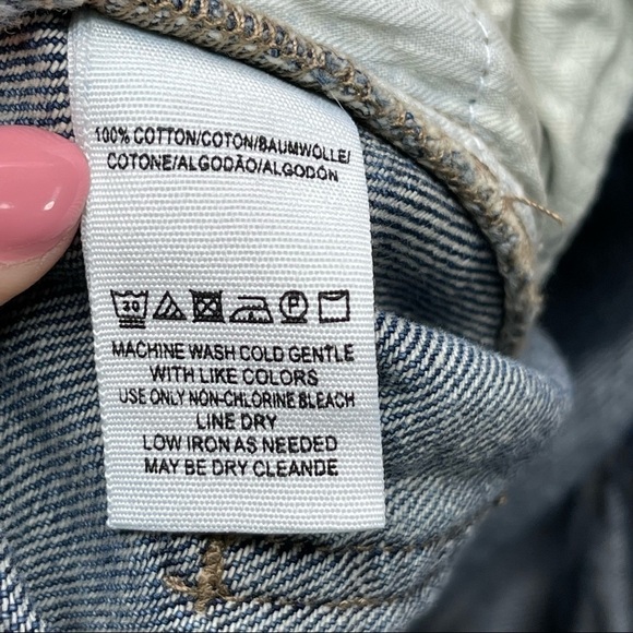 Free People Mini Zip It Up Denim Skirt size 28 - Picture 12 of 15